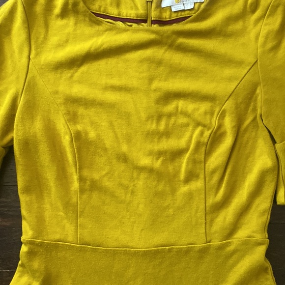 Boden Mustard Jersey Dress - Picture 5 of 8
